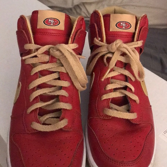 NikeiD Air Force Ones. Custom SF 49ers. - Picture 5 of 5